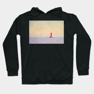 Red Lighthouse - Sheboygan Hoodie